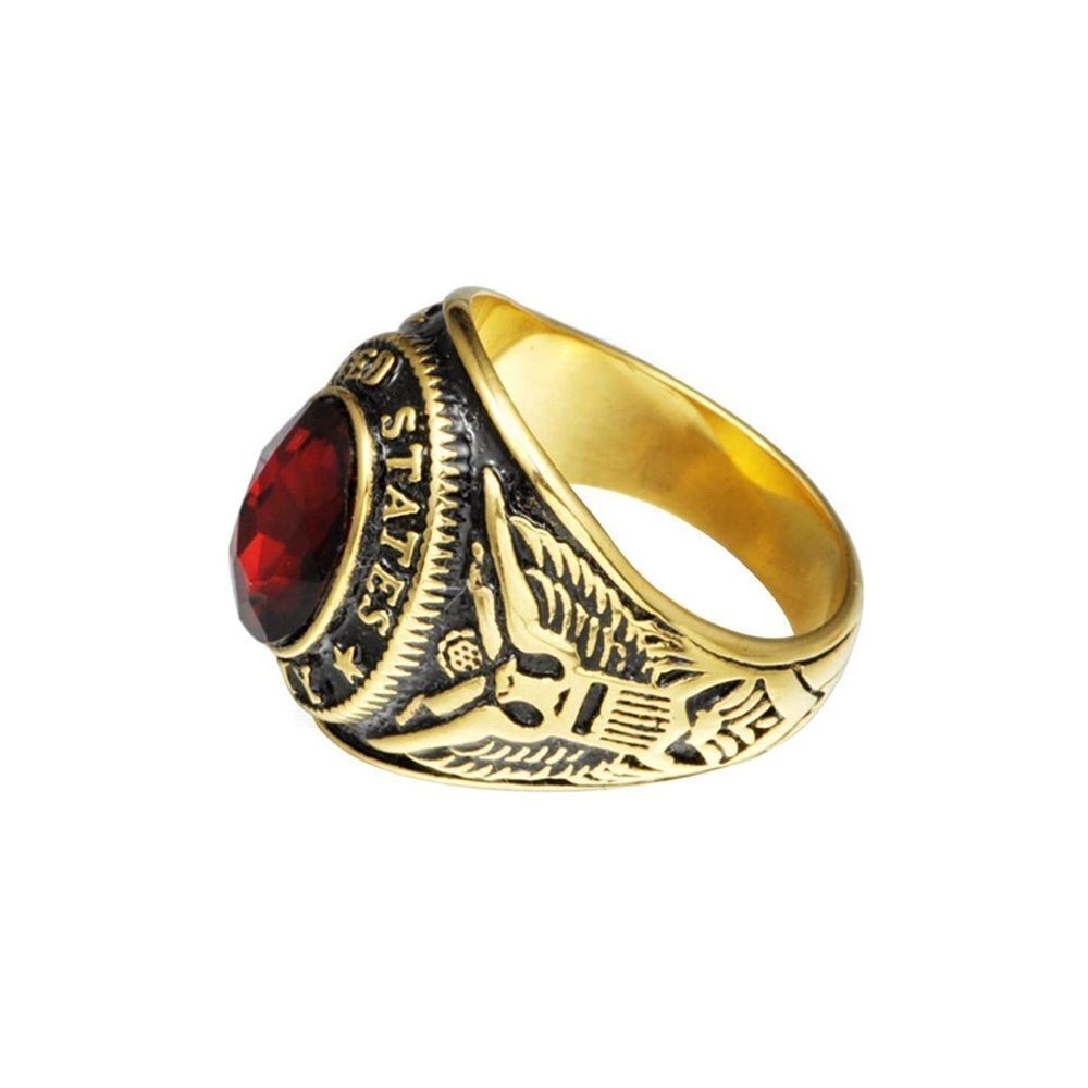 Army Ring Gold   - Picture 3 of 4